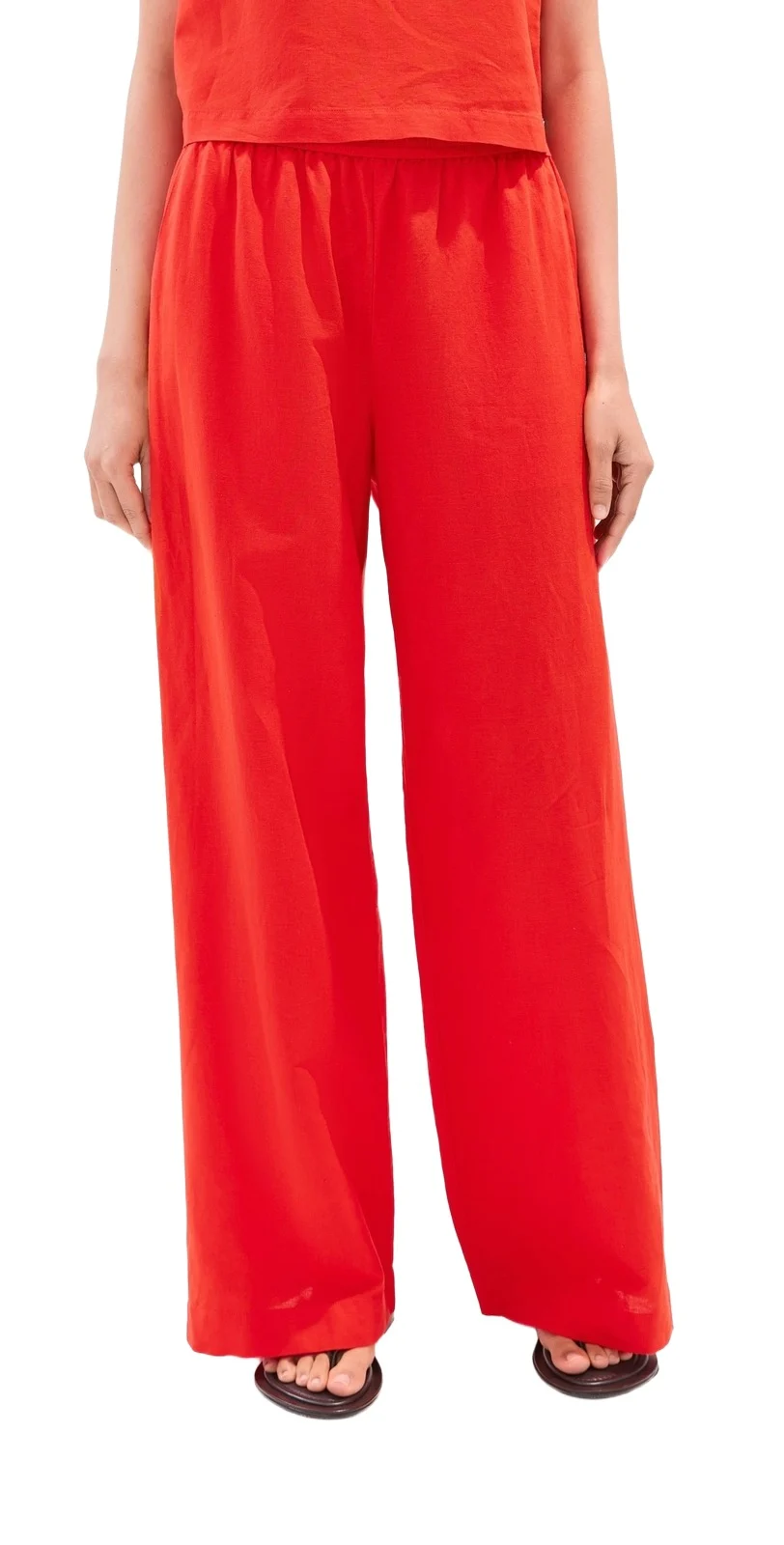 LE BOP Margot Linen Wide Leg Pants
