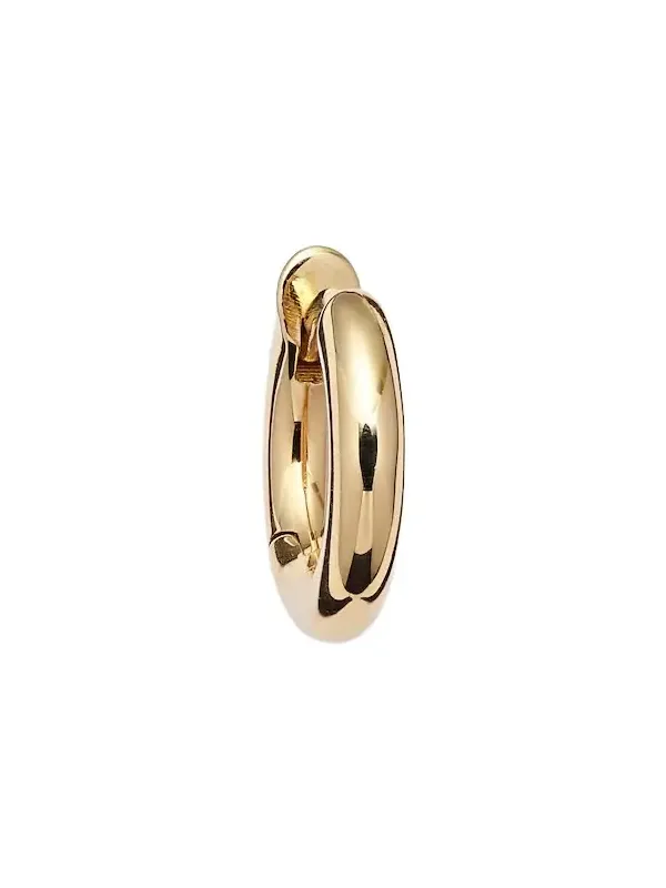 Mini Microhoop 18kt yellow gold single earring