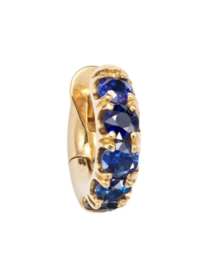 Spinelli Kilcollin Macro Mini 18kt gold single earring with sapphires