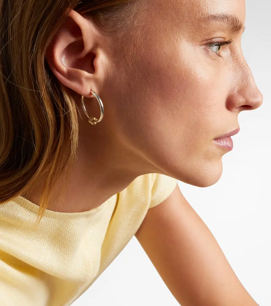 Spinelli Kilcollin Argo sterling silver and 18kt gold earrings | Thumbnail 2 Spinelli Kilcollin Argo sterling silver and 18kt gold earrings | Thumbnail 2