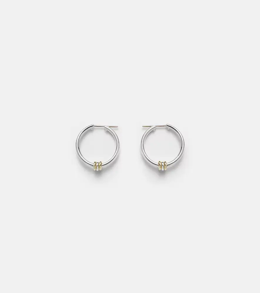 Spinelli Kilcollin Argo sterling silver and 18kt gold earrings | Thumbnail 4 Spinelli Kilcollin Argo sterling silver and 18kt gold earrings | Thumbnail 4