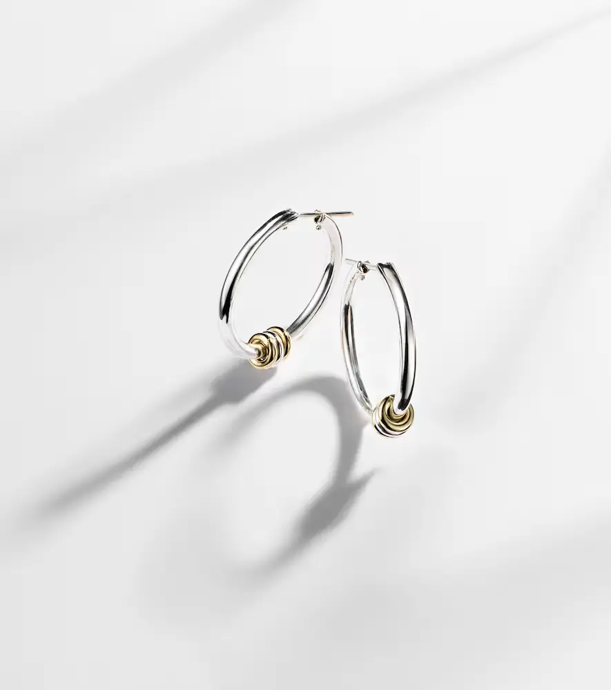 Spinelli Kilcollin Argo sterling silver and 18kt gold earrings | Thumbnail 5 Spinelli Kilcollin Argo sterling silver and 18kt gold earrings | Thumbnail 5