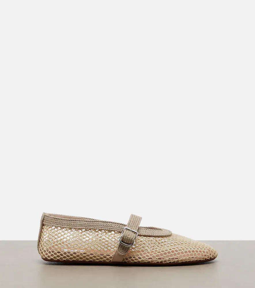 Alaïa Alaïa Fishnet Mary Jane flats | Thumbnail 2 Alaïa Alaïa Fishnet Mary Jane flats | Thumbnail 2
