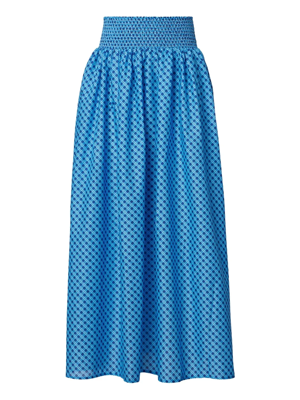 Millie plaid cotton maxi skirt Millie plaid cotton maxi skirt