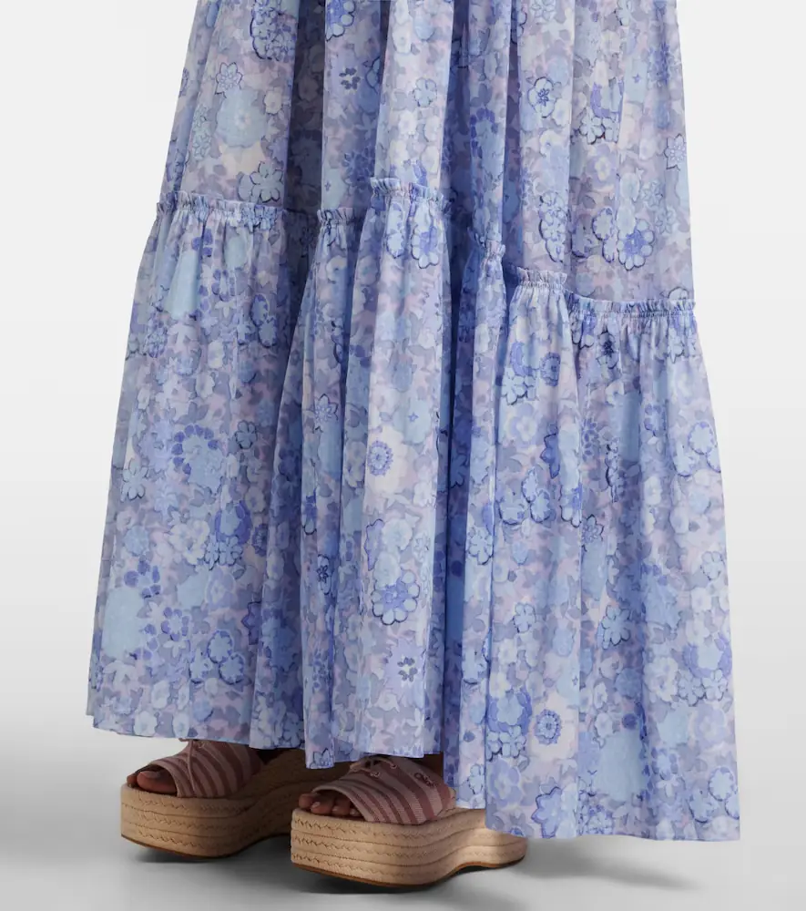 Chloé Chloé Floral cotton voile maxi dress | Thumbnail 2
