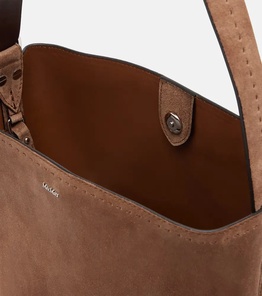 Max Mara Medium suede bucket bag | Thumbnail 2