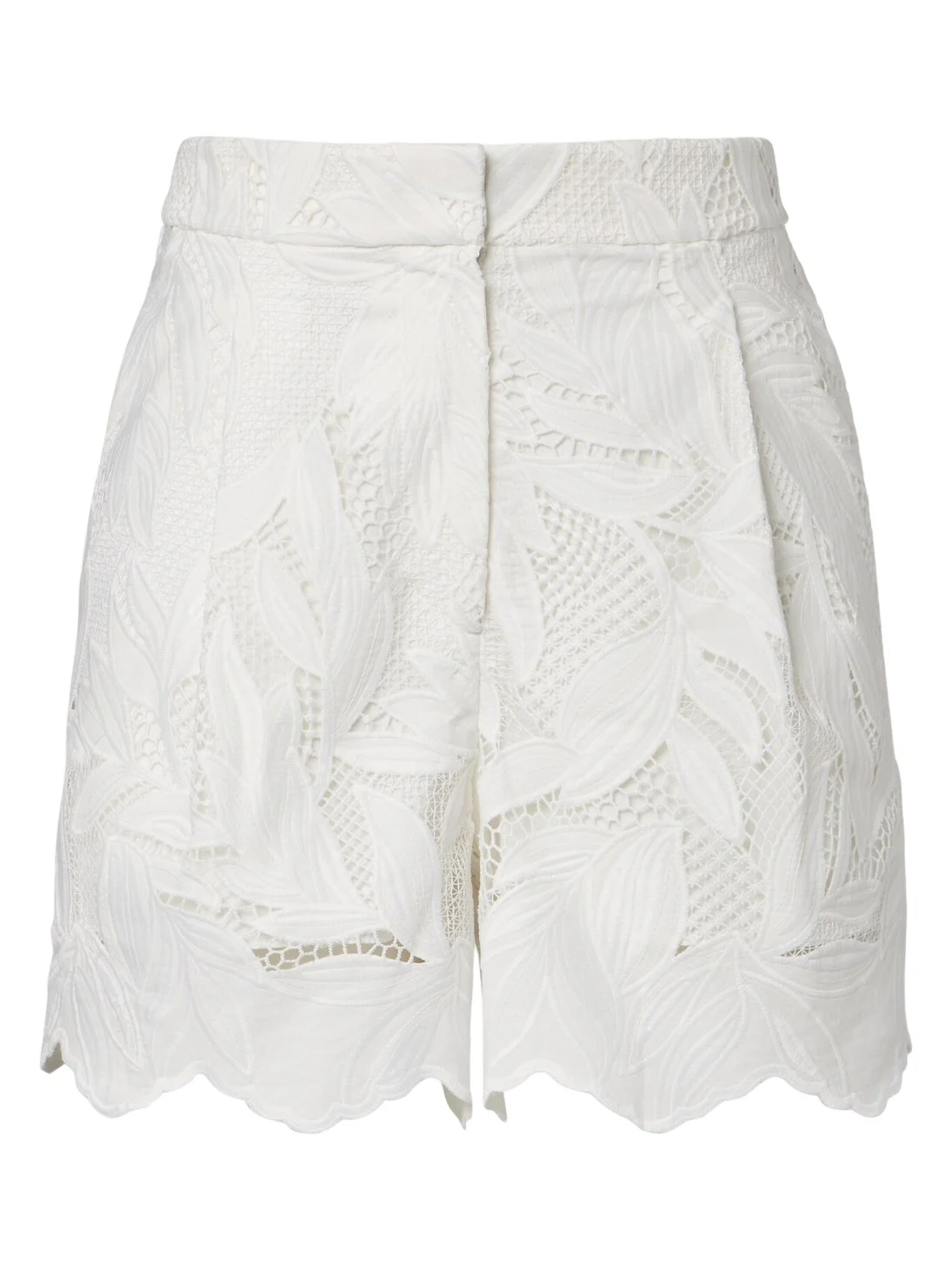 Erdem Embroidered mesh shorts