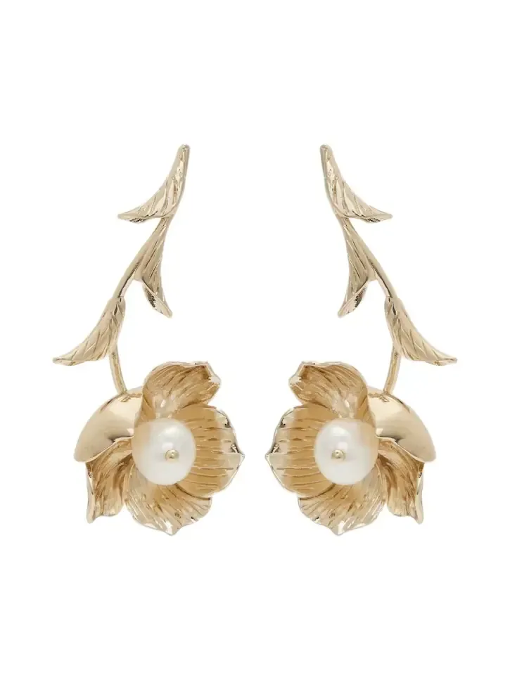 Embellished drop earrings