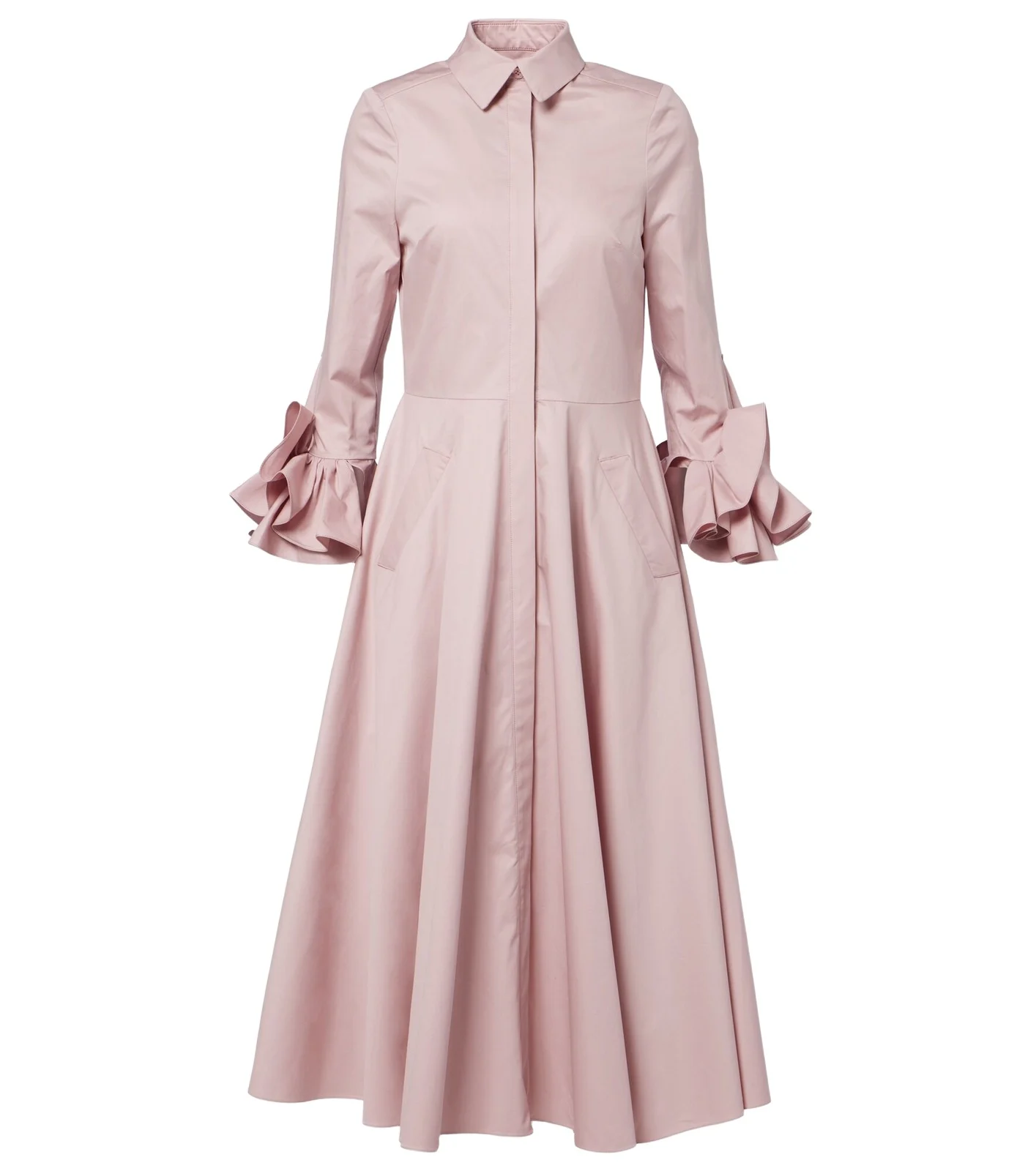 Belisse cotton poplin shirt dress