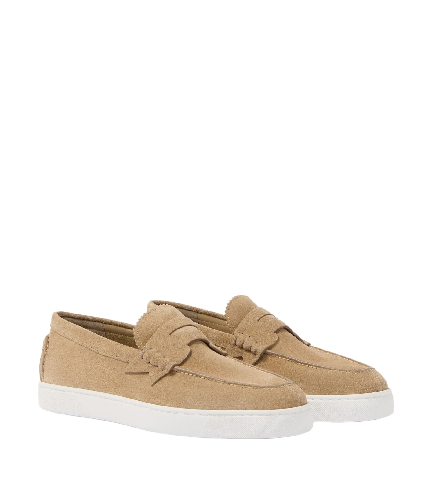 Christian Louboutin Harold suede slip-on shoes | Thumbnail 1 Christian Louboutin Harold suede slip-on shoes | Thumbnail 1
