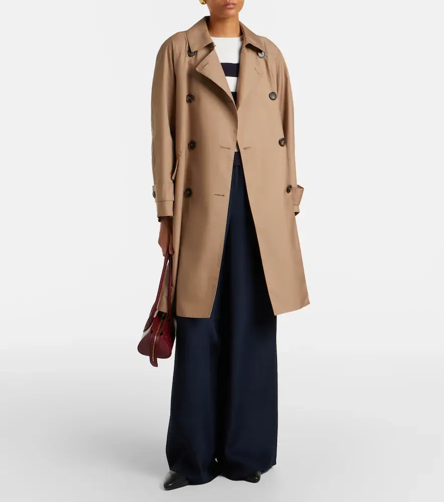 Max Mara Alessio cotton-blend gabardine trench coat | Thumbnail 6 Max Mara Alessio cotton-blend gabardine trench coat | Thumbnail 6