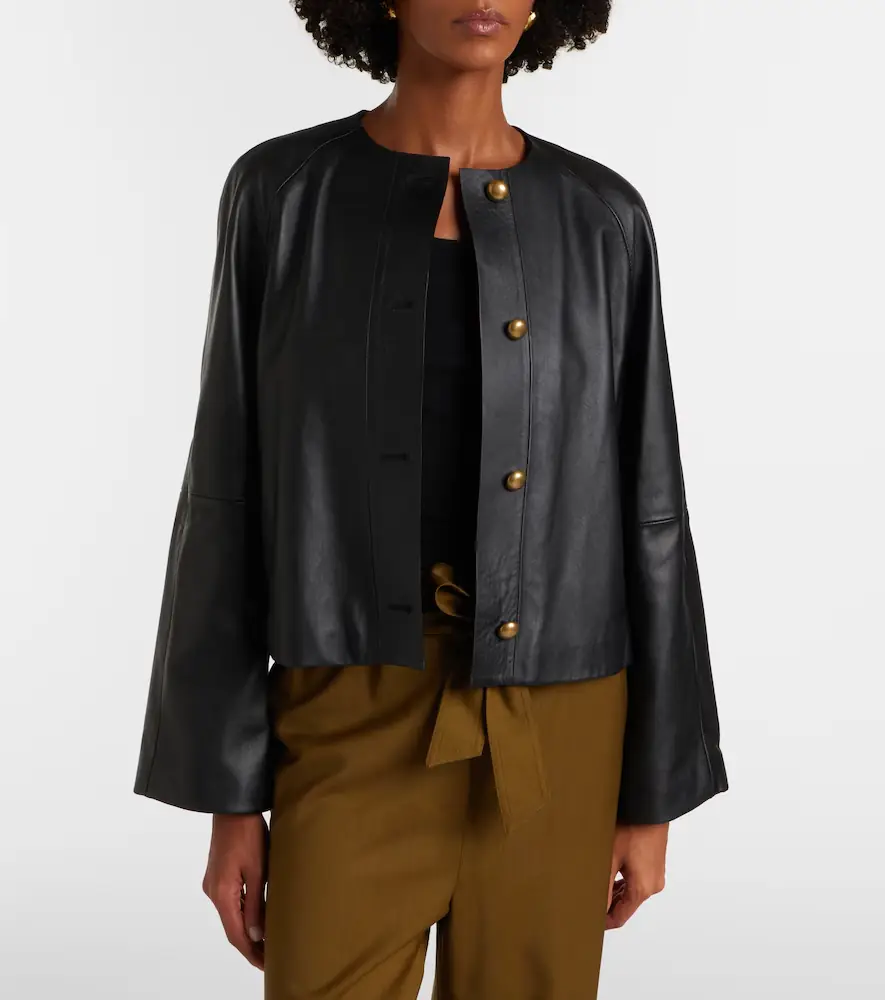 Max Mara Bouquet leather jacket | Thumbnail 3