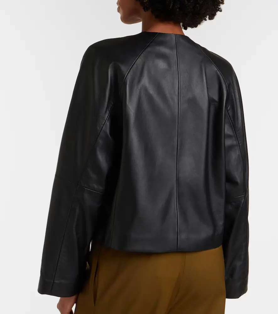 Max Mara Bouquet leather jacket | Thumbnail 4