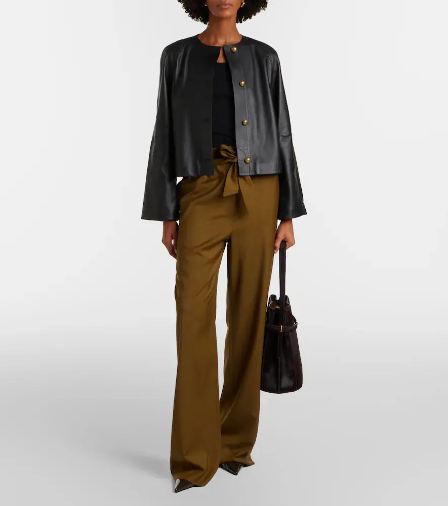 Max Mara Bouquet leather jacket | Thumbnail 5