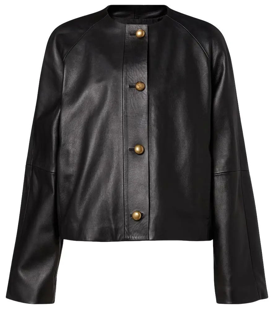 Max Mara Bouquet leather jacket | Image 1 Max Mara Bouquet leather jacket | Image 1