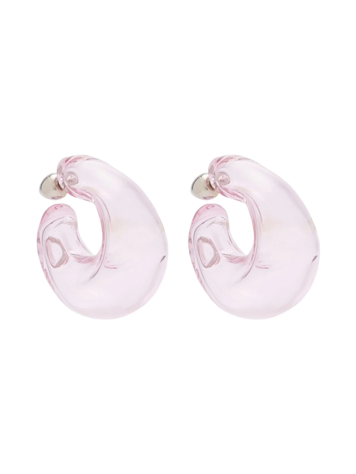 Bubble hoop earrings