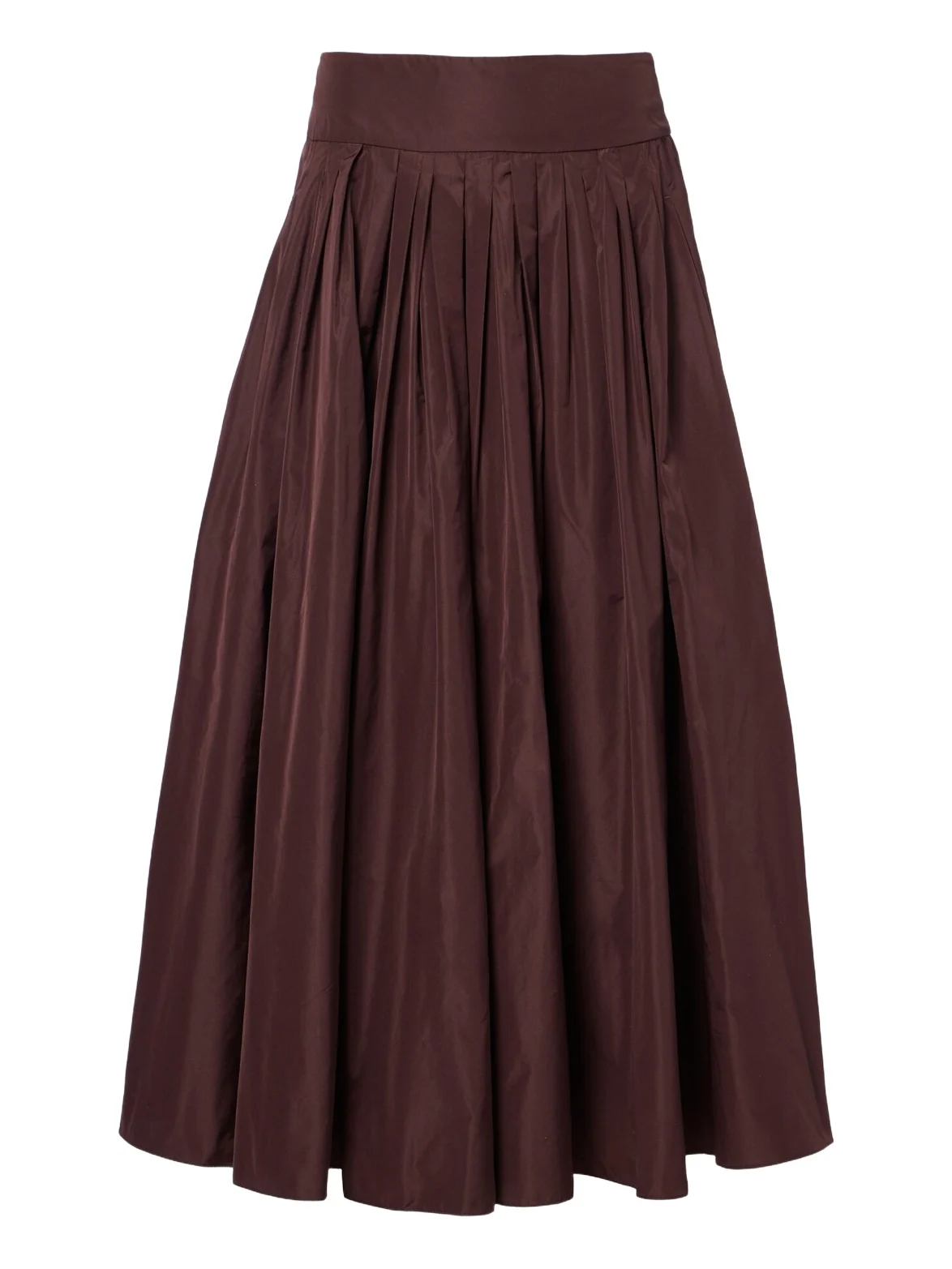 'S Max Mara Pleated taffeta midi skirt 'S Max Mara Pleated taffeta midi skirt