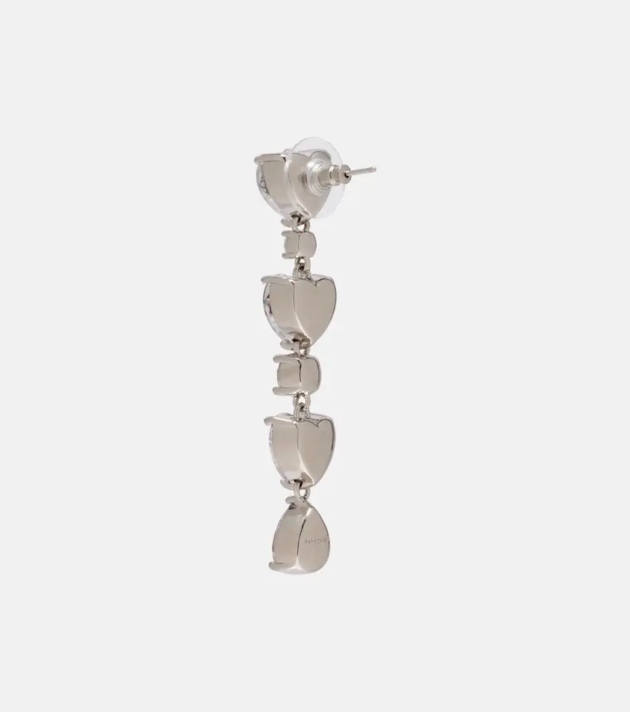 Self-Portrait Tiered embellished earrings | Thumbnail 4