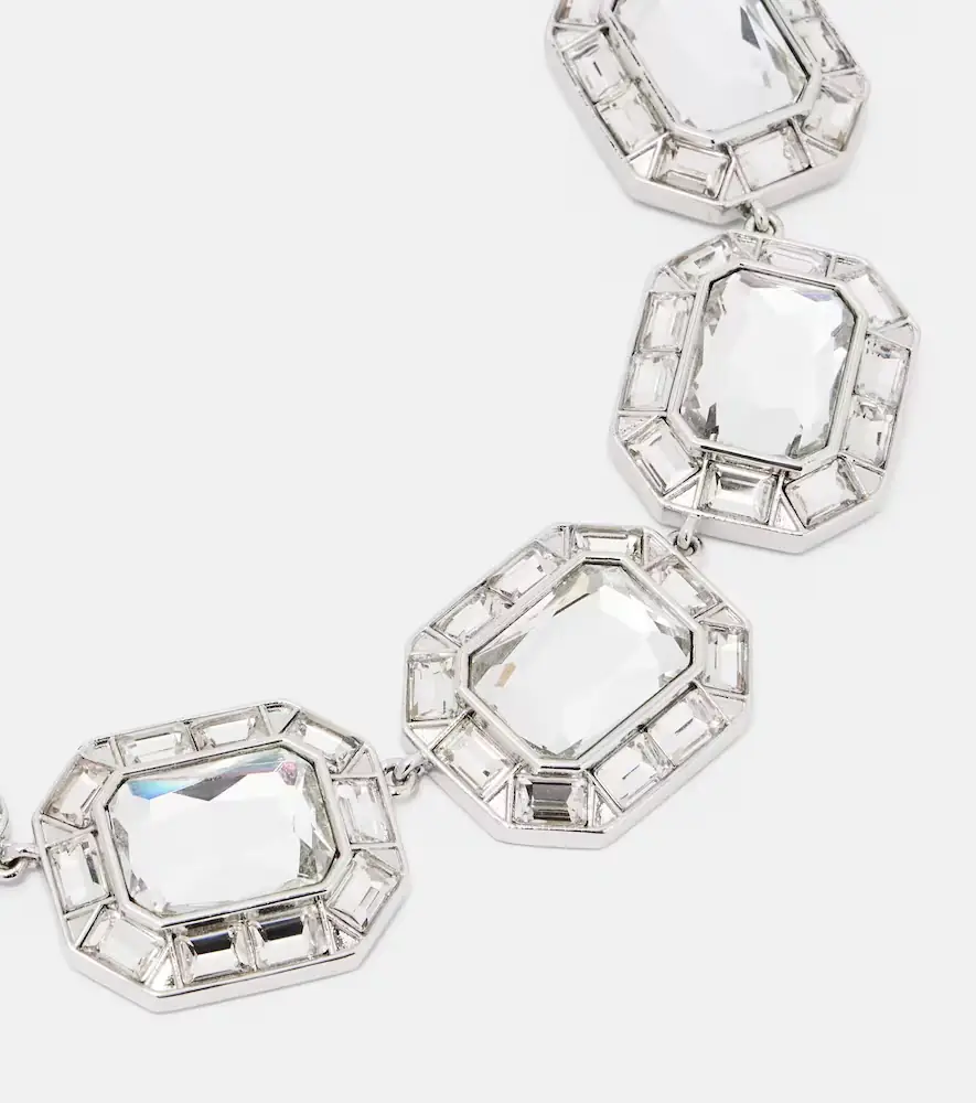 Self-Portrait Crystal-embellished choker | Thumbnail 3