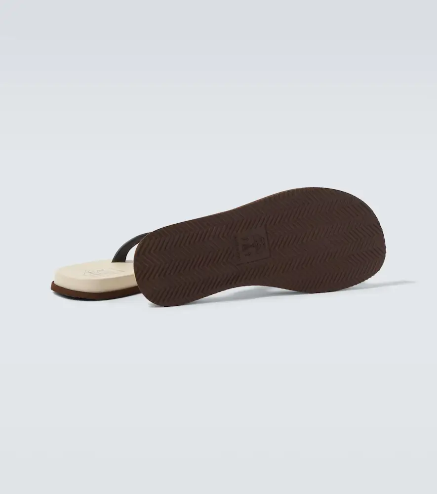 Brunello Cucinelli Suede thong sandals | Thumbnail 5