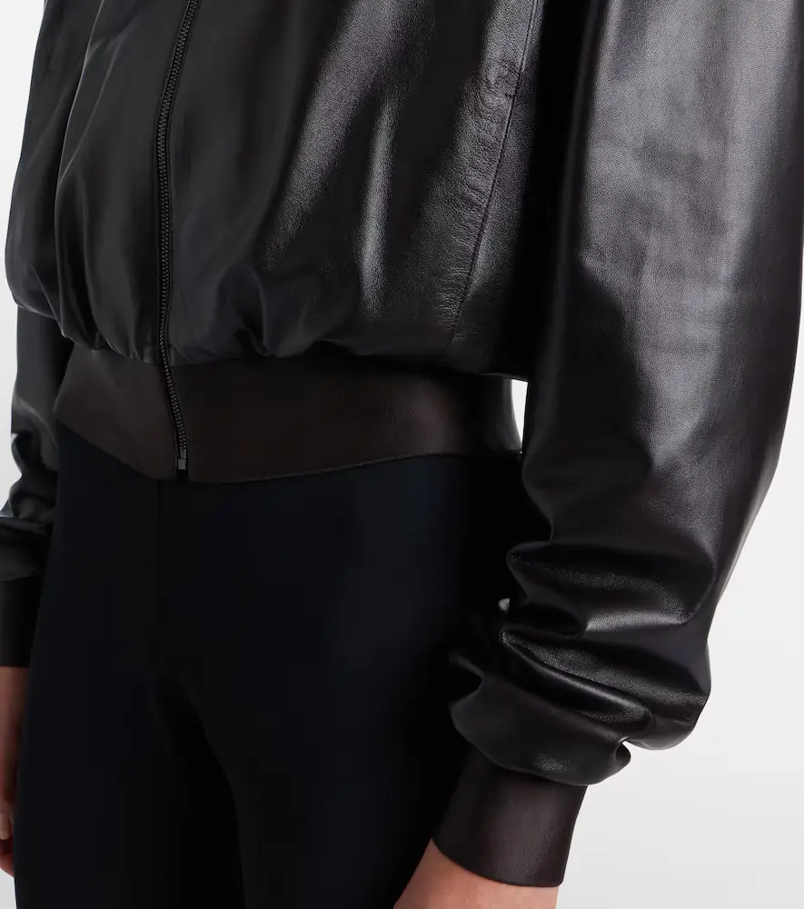 Gucci Leather bomber jacket | Thumbnail 3