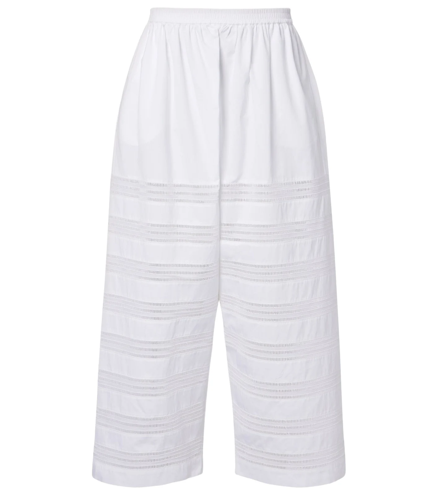 ALAÏA Cotton poplin wide-leg culottes