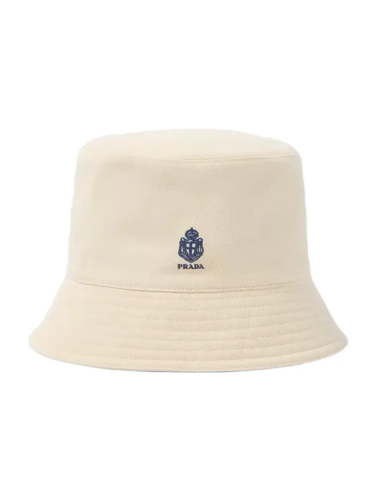 Cotton gabardine bucket hat