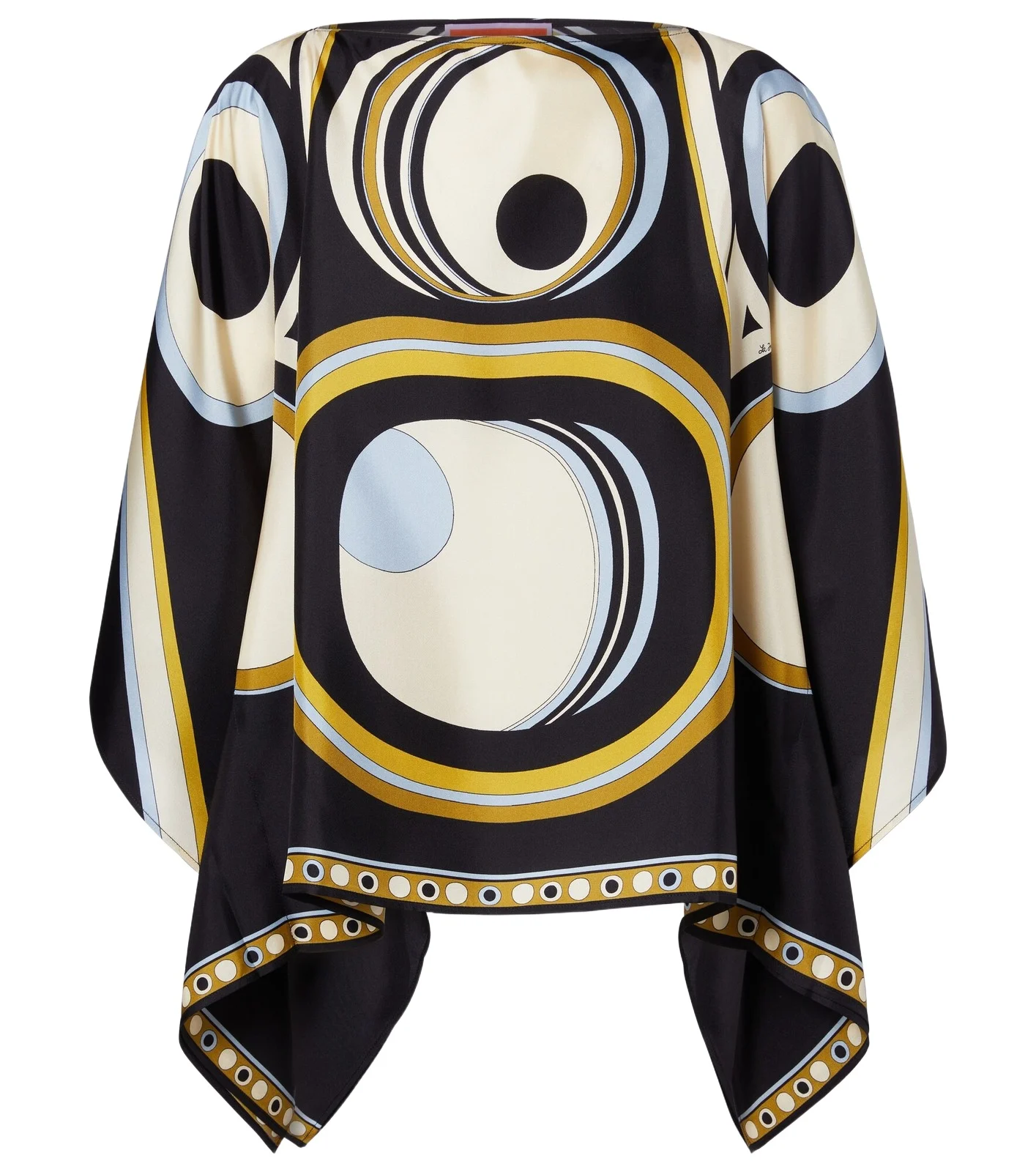 Foulard printed silk twill top Foulard printed silk twill top