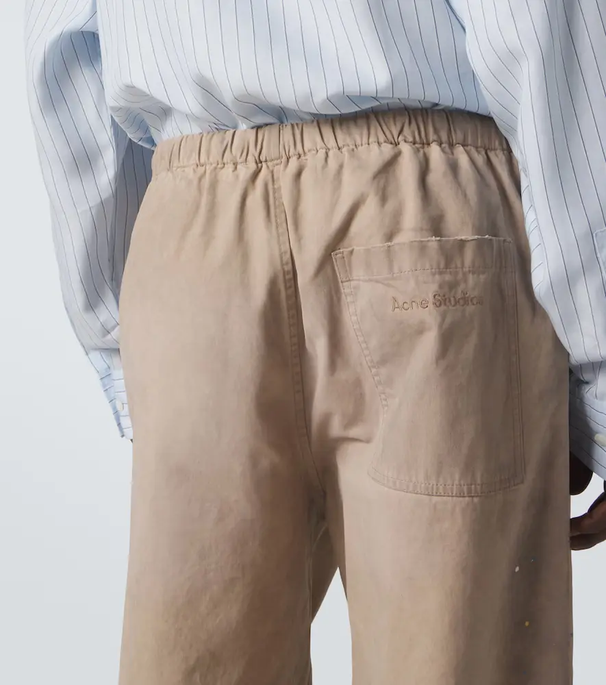 Acne Studios Cotton twill wide-leg pants | Thumbnail 6