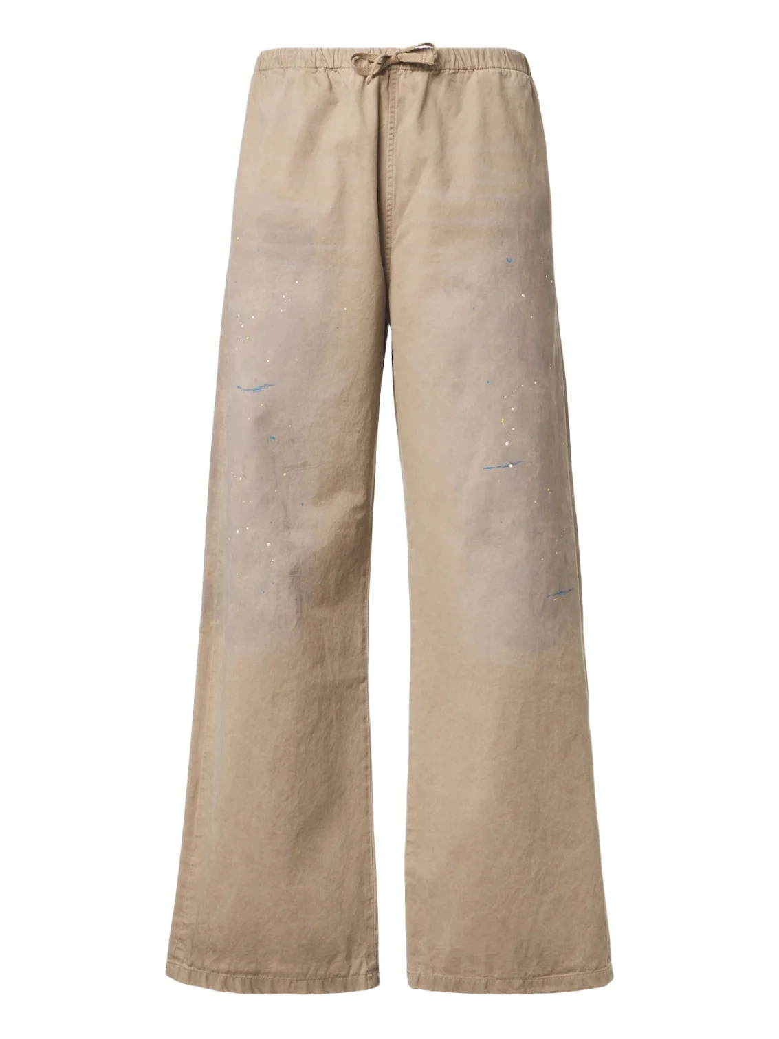 Cotton twill wide-leg pants Cotton twill wide-leg pants