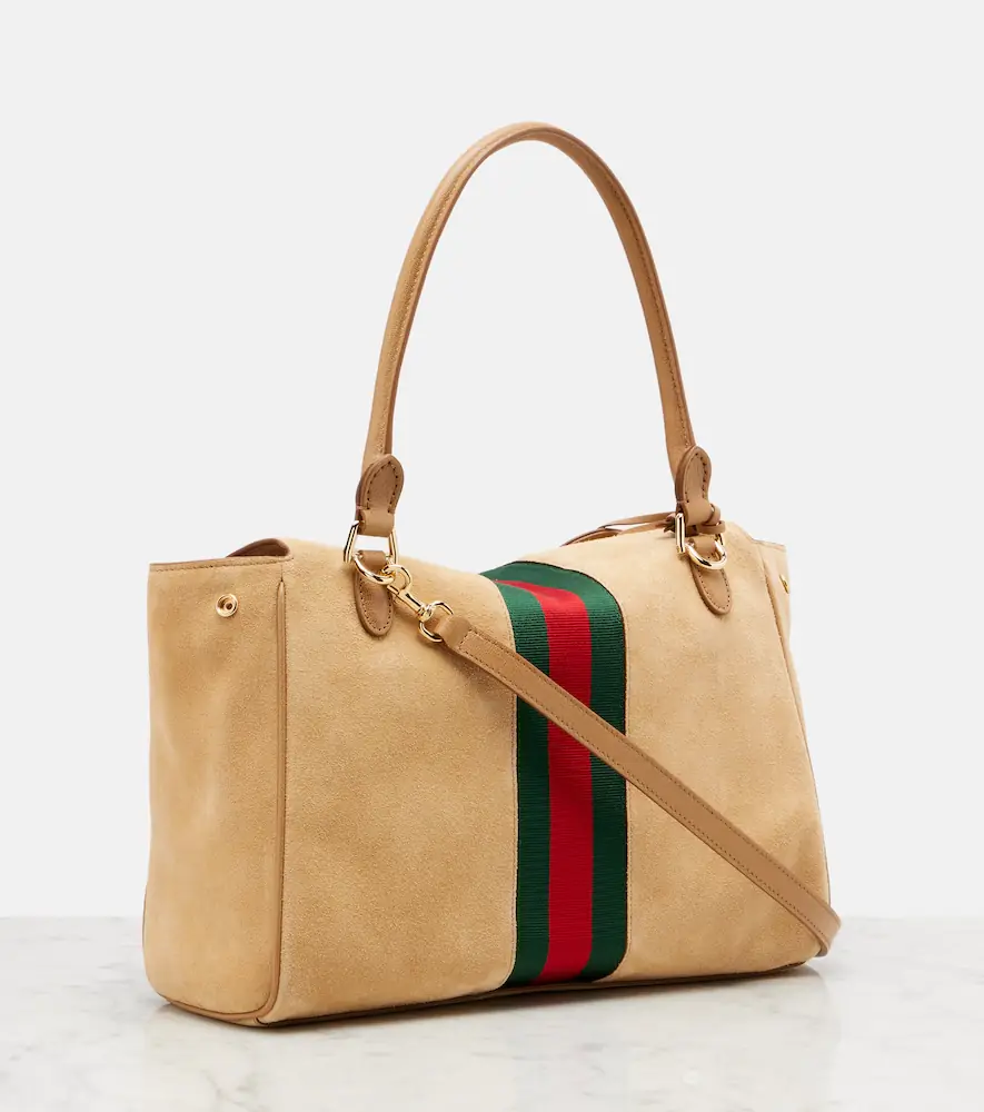 Gucci Paparazzo Medium suede top-handle bag | Thumbnail 4