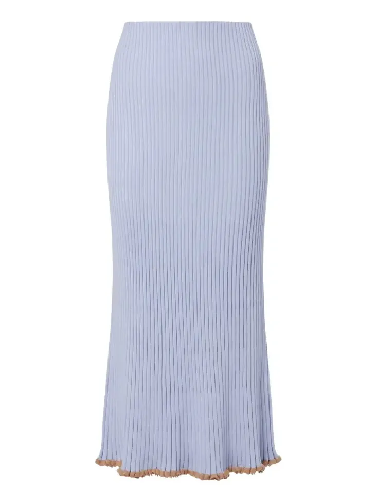 Kavya cashmere and silk midi skirt Kavya cashmere and silk midi skirt