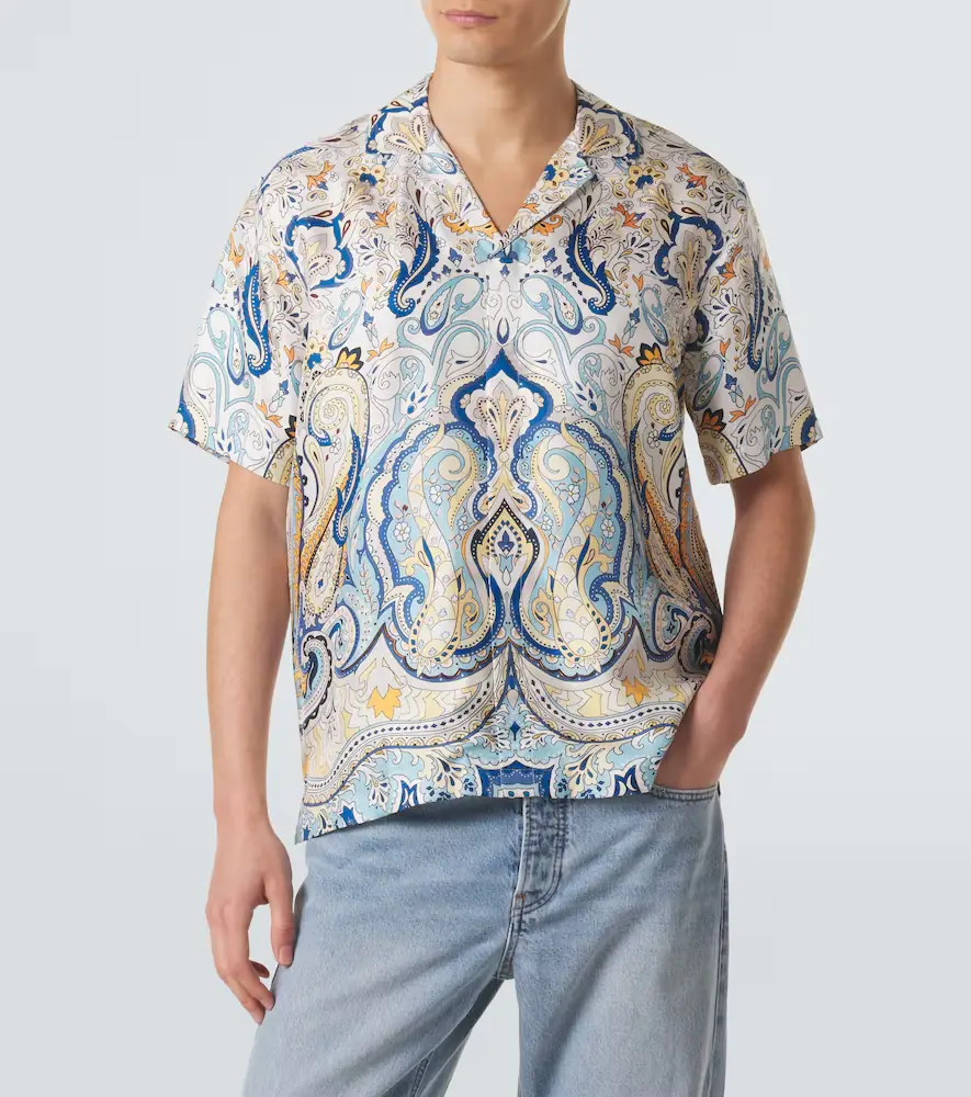 Orlebar Brown Maitan paisley silk shirt | Thumbnail 2 Orlebar Brown Maitan paisley silk shirt | Thumbnail 2