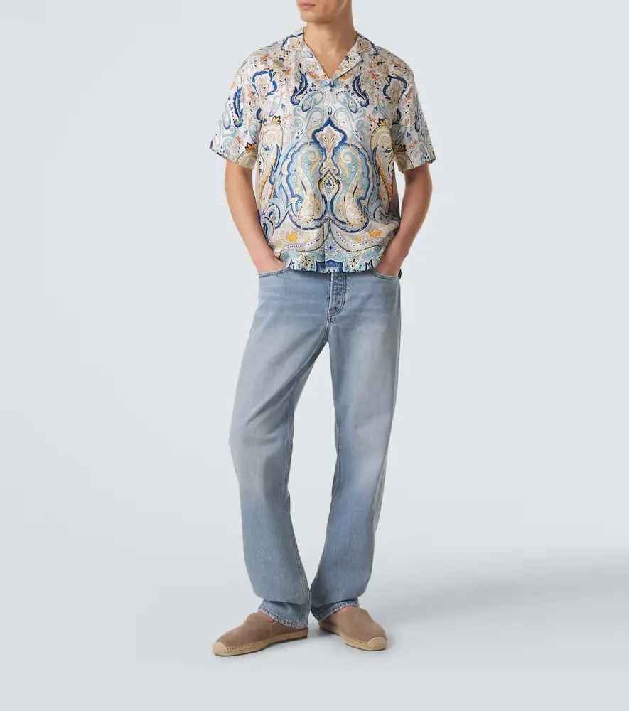 Orlebar Brown Maitan paisley silk shirt | Thumbnail 4 Orlebar Brown Maitan paisley silk shirt | Thumbnail 4