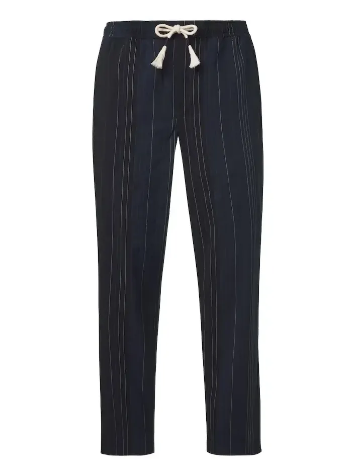 Sonoran striped cotton straight pants Sonoran striped cotton straight pants