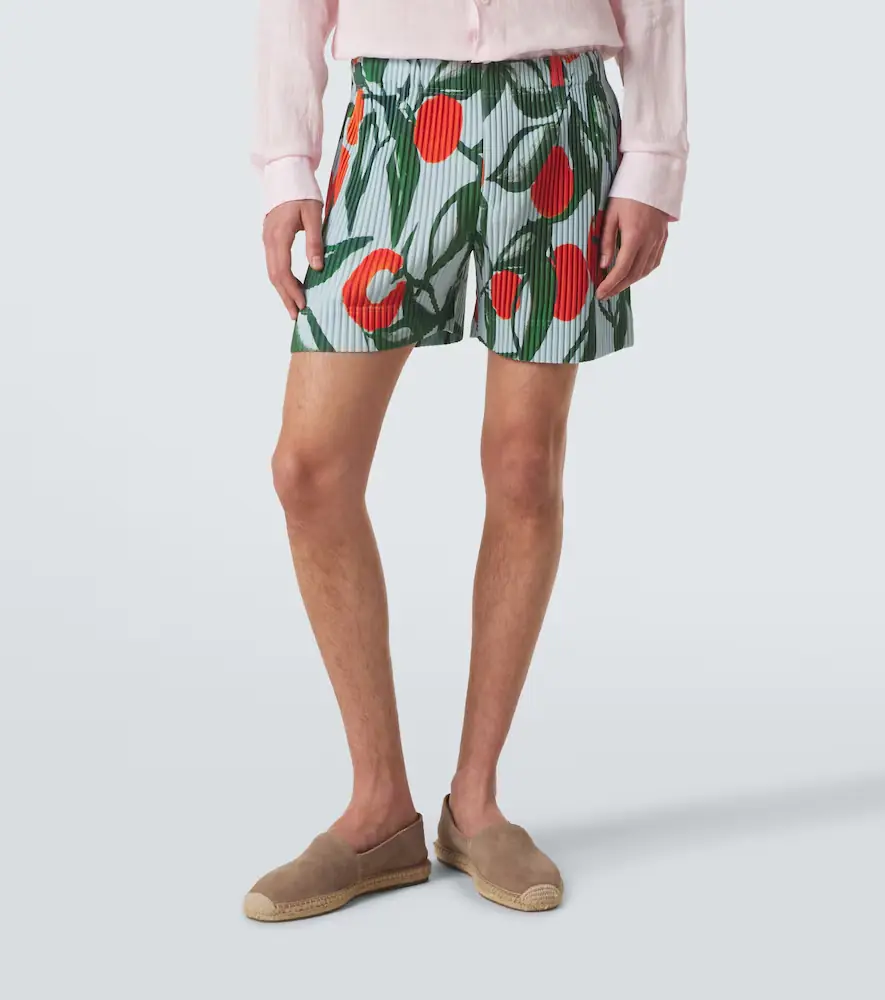 Homme Plissé Issey Miyake Pleated printed shorts | Thumbnail 4 Homme Plissé Issey Miyake Pleated printed shorts | Thumbnail 4