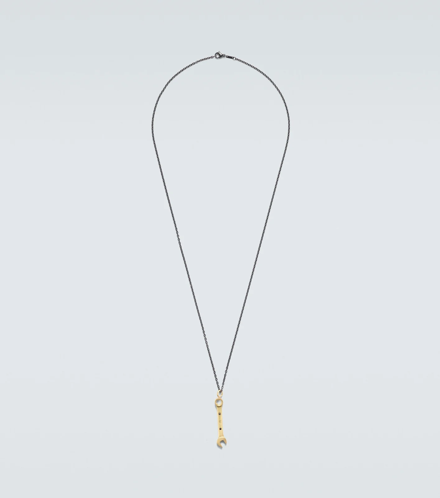 Divine Mechanics 18kt gold pendant necklace with diamonds Divine Mechanics 18kt gold pendant necklace with diamonds