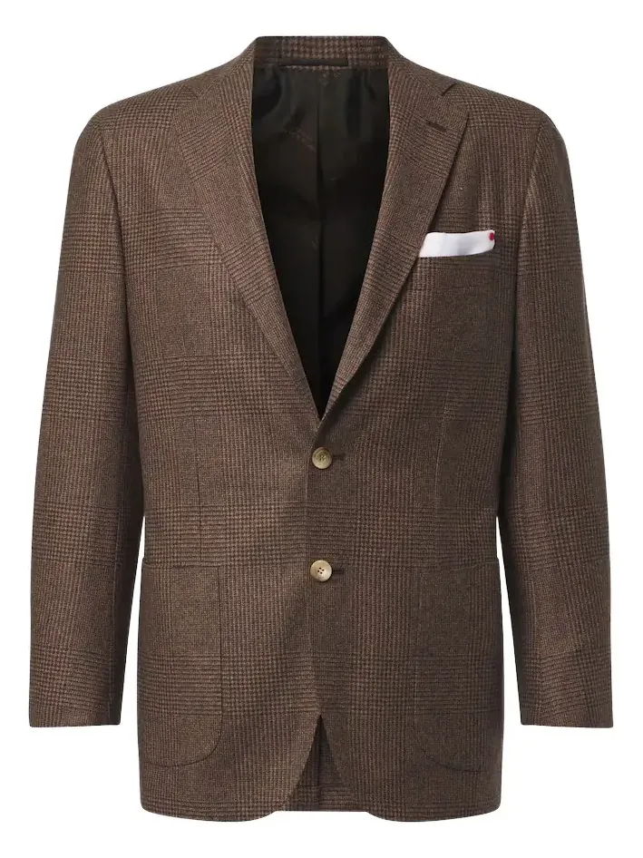 Prince of Wales check virgin wool blazer Prince of Wales check virgin wool blazer