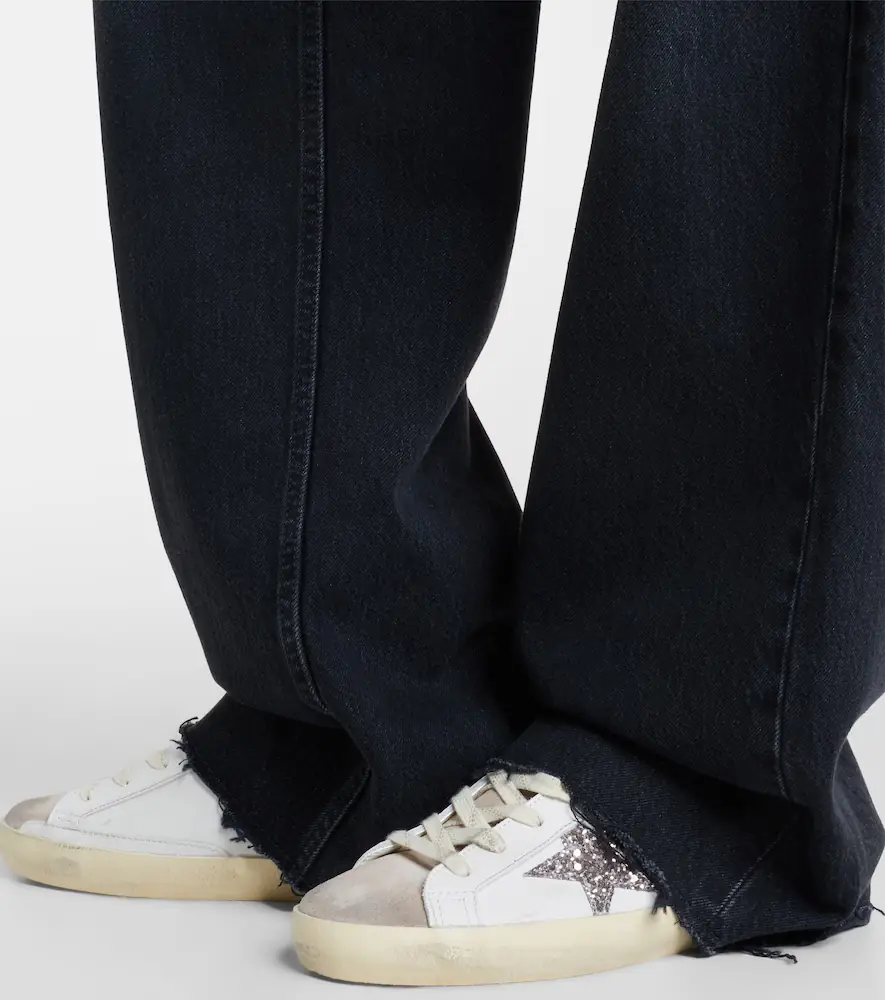 Golden Goose Super-Star glitter leather sneakers | Thumbnail 5