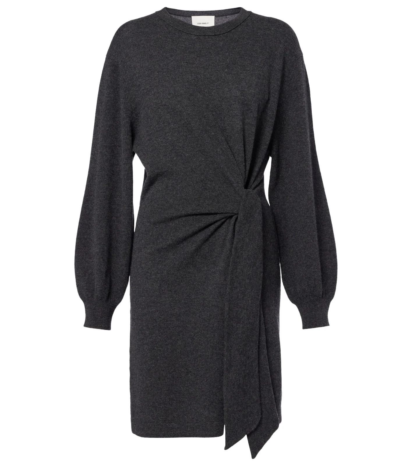 Abrielle gathered cashmere sweater dress Abrielle gathered cashmere sweater dress