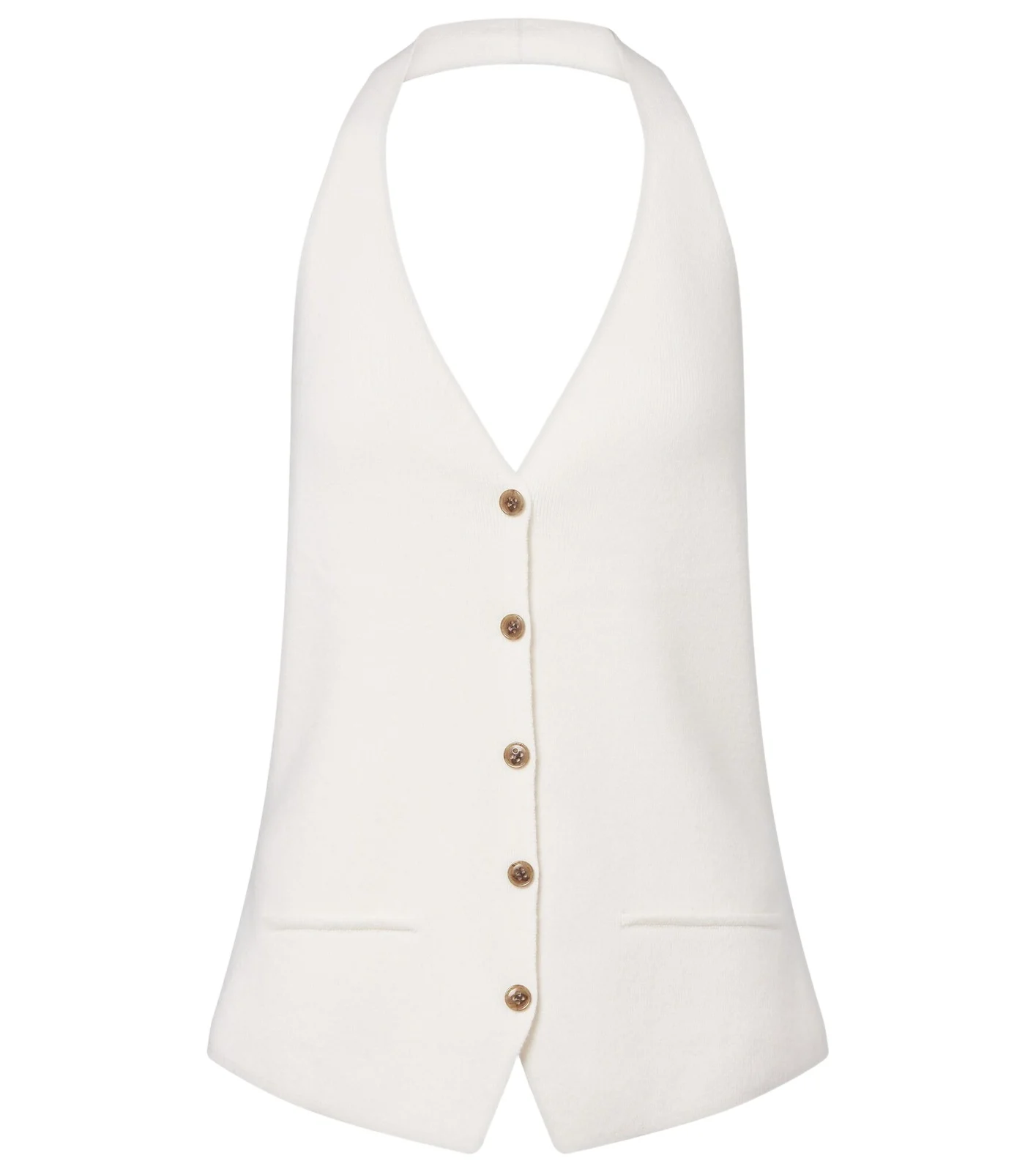 Immy halterneck cashmere sweater vest Immy halterneck cashmere sweater vest