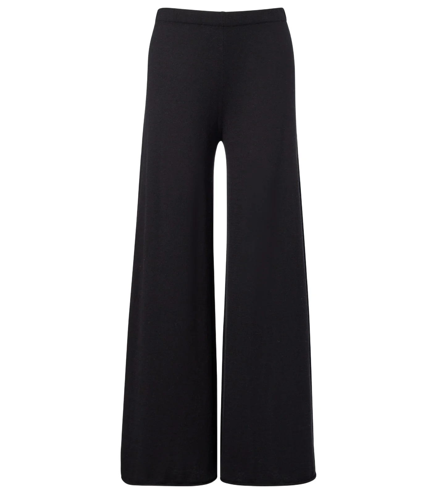 Ainsley cotton and cashmere wide-leg pants