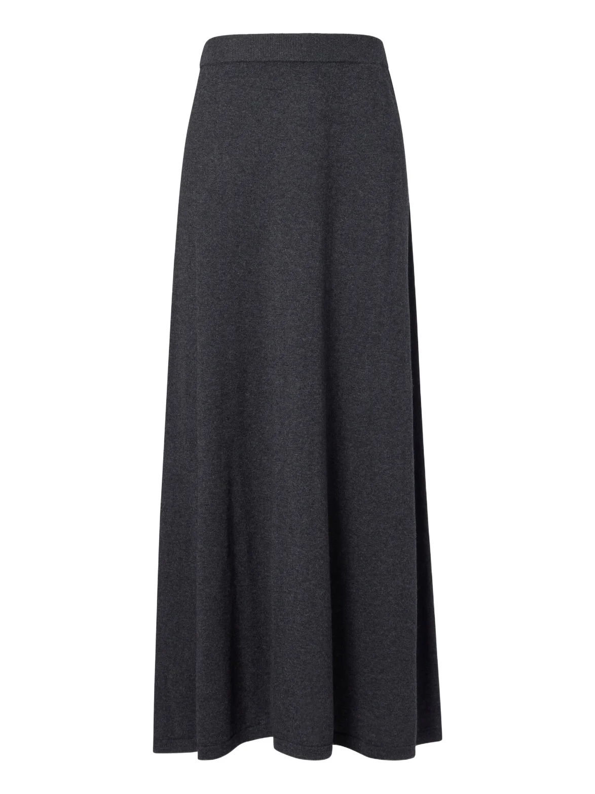 Adrienne cotton and cashmere midi skirt