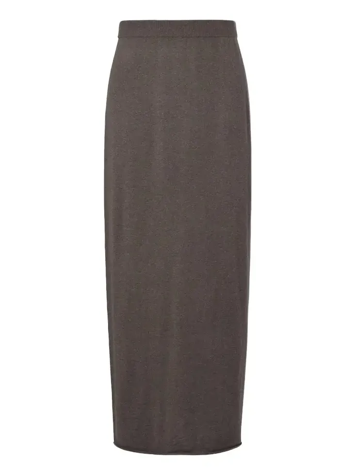 Charlotta cotton and cashmere maxi skirt Charlotta cotton and cashmere maxi skirt
