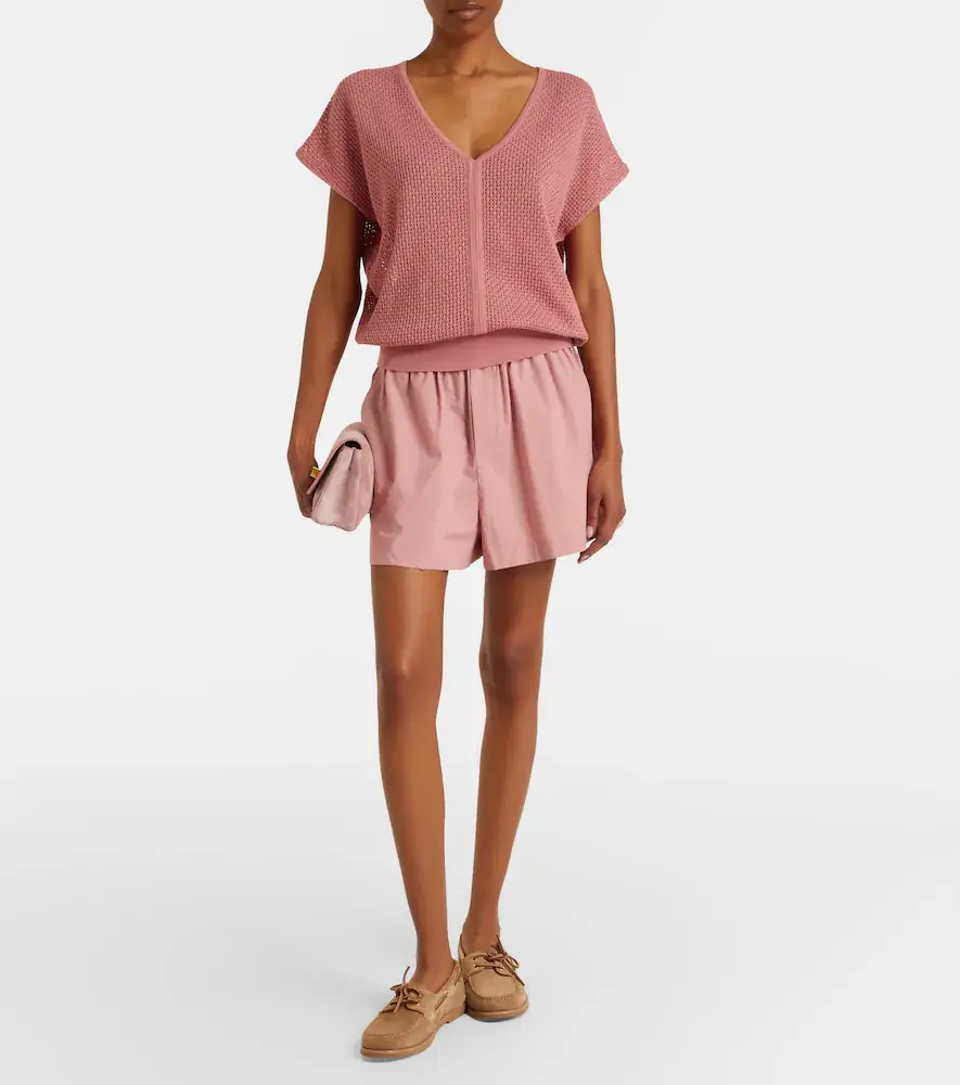 Varley Ashford open-knit cotton top | Thumbnail 3