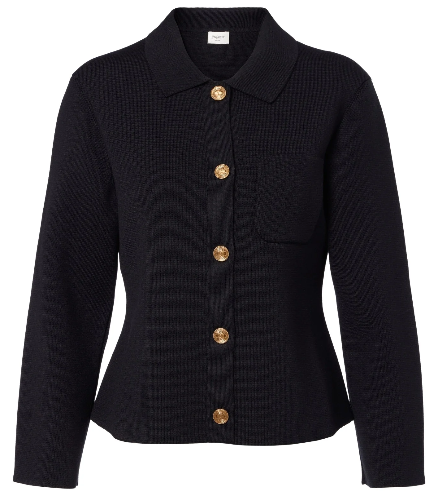 Waffle-knit wool cardigan Waffle-knit wool cardigan