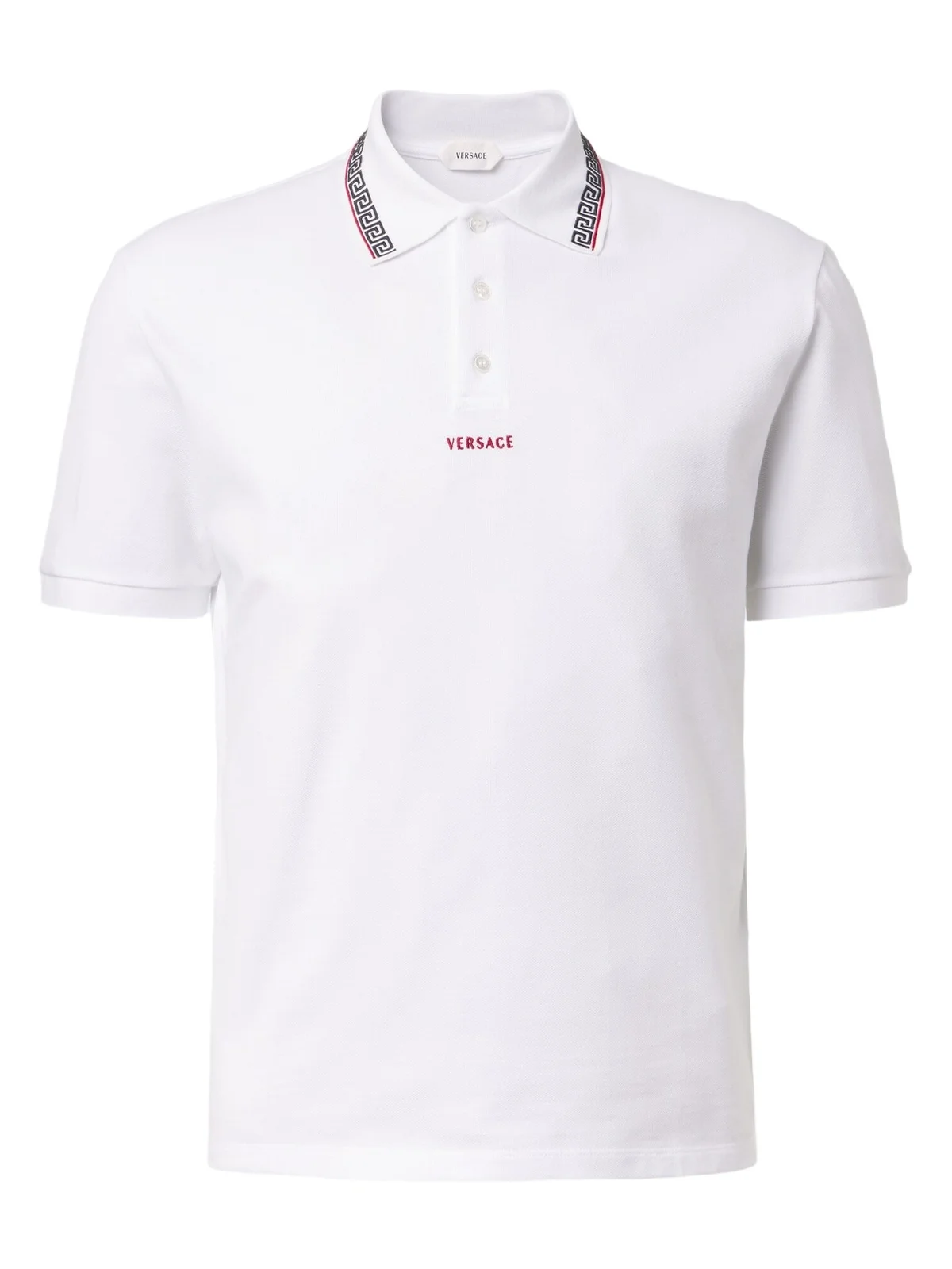 Greca cotton piqué polo shirt Greca cotton piqué polo shirt