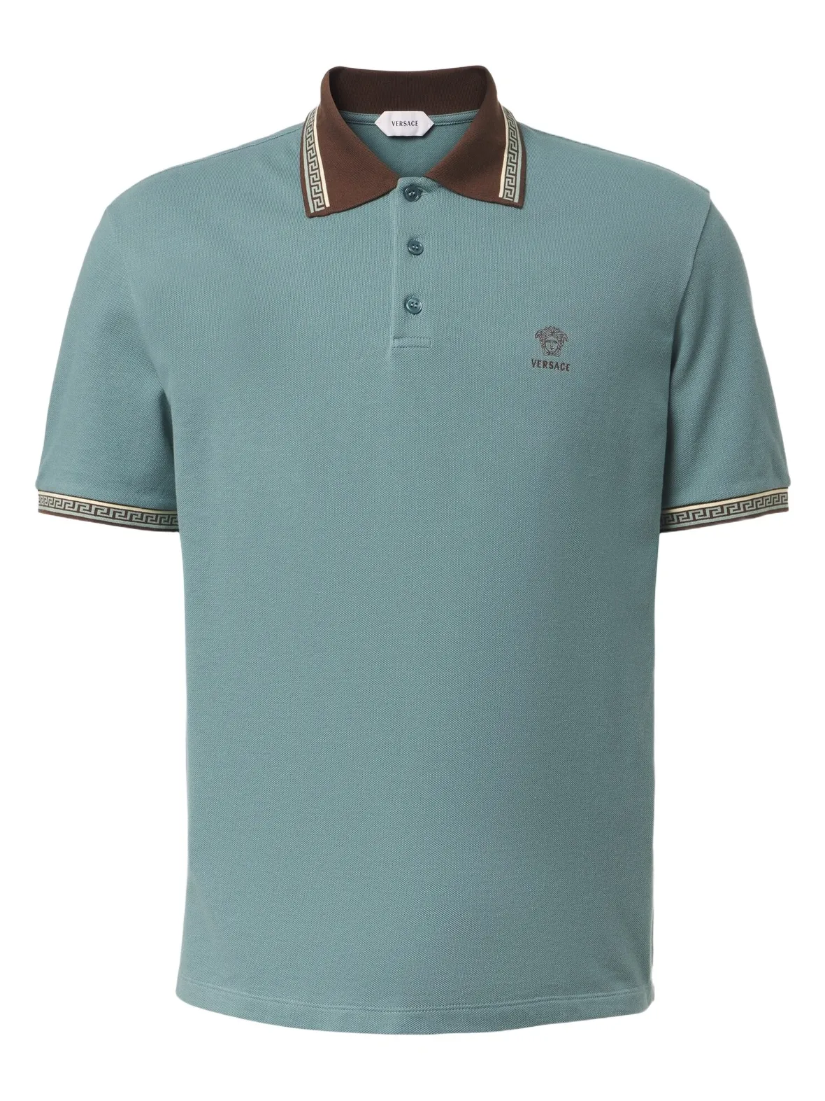 Greca cotton piqué polo shirt Greca cotton piqué polo shirt