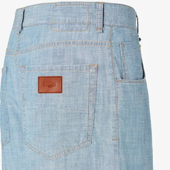 Fendi Straight-cut, regular-fit, five-pocket trousers | Thumbnail 3