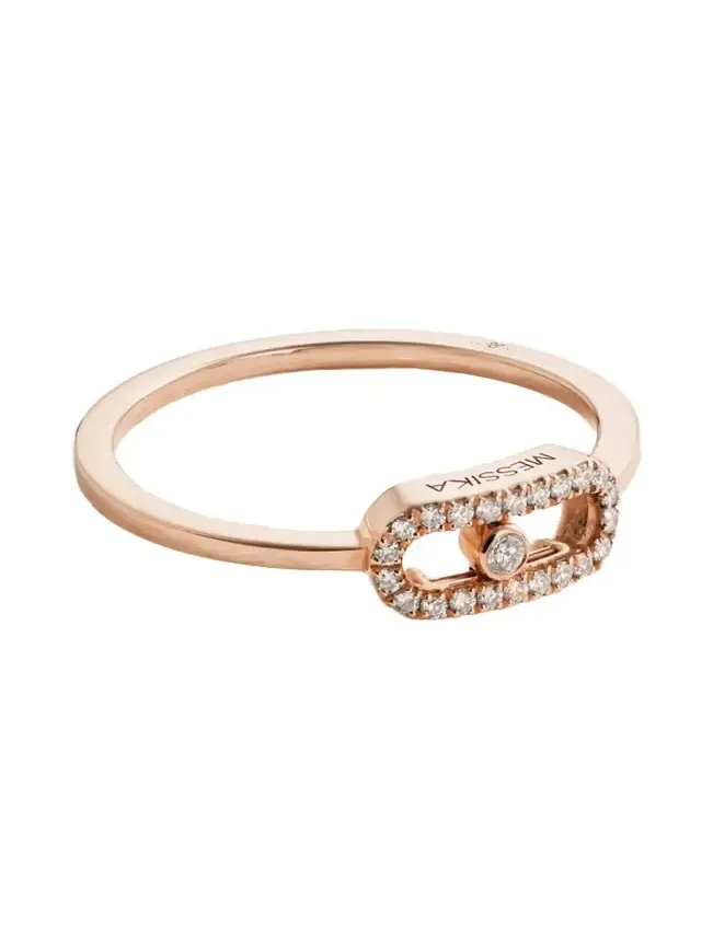 Move Uno 18-karat Rose Gold Diamond Ring